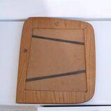 Vintage Scandinavian teak mirror 1960