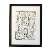 Dessin de Karl Lagerfeld pour Chanel