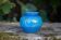 Aldo Londi ceramic for Bitossi, vintage vase, collection, Rimini blue vase, interior decoration