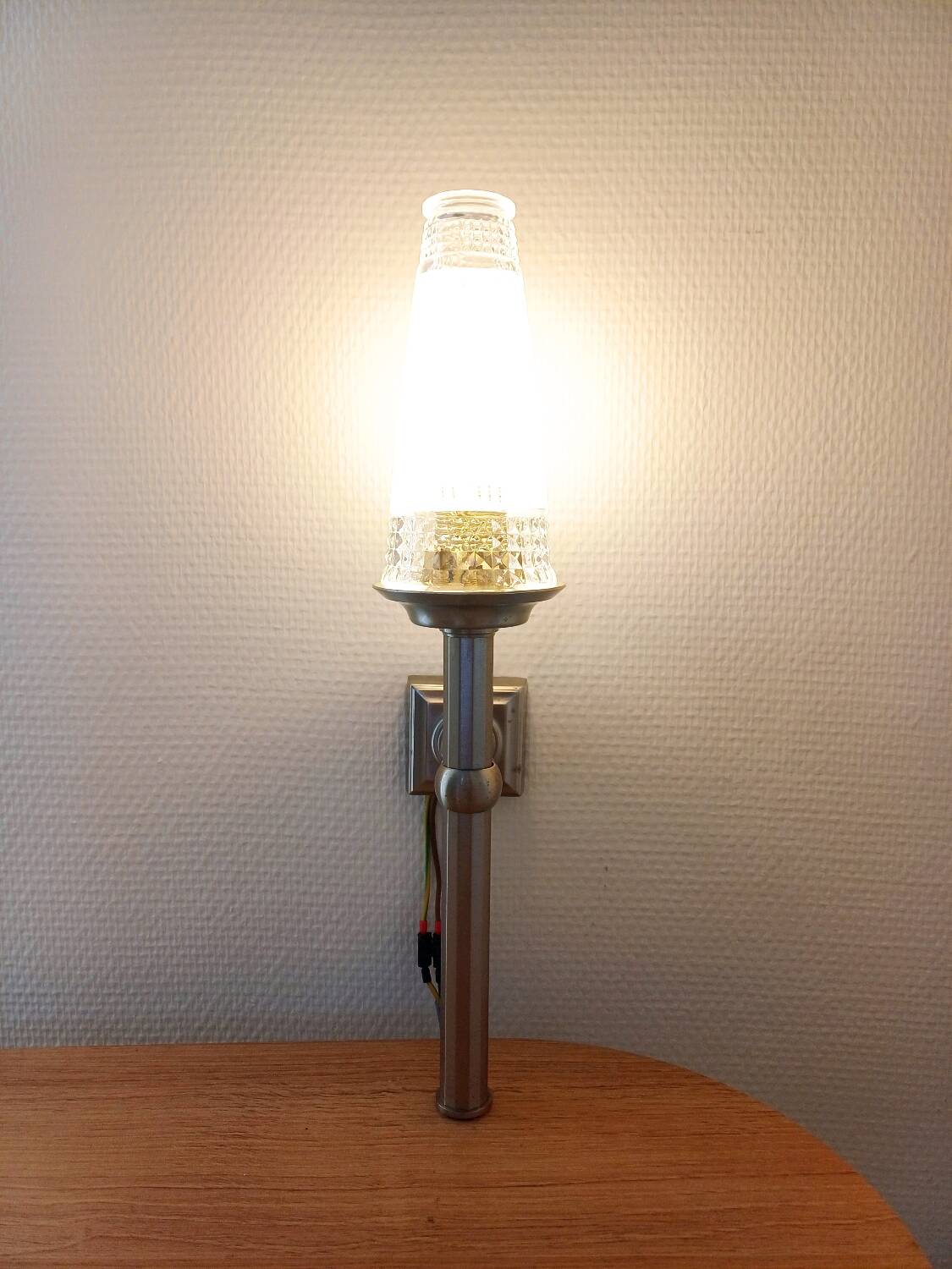 Paire d'appliques murales des années 1950