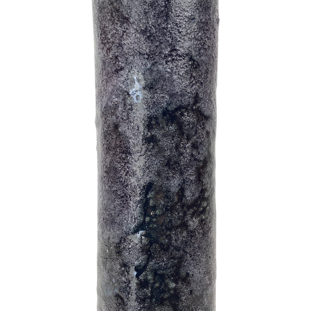 Dutch ceramic fat lave table lamp by Pieter Groeneveld, 1960s