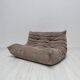 1990s vintage original Alcantara Togo 2-seater by Michel Ducaroy for Ligne Roset