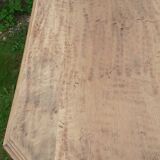 Art deco table from the 1930s in raw cherry wood