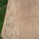 Art deco table from the 1930s in raw cherry wood