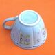Cup / saucer for lunch hand-painted floral decoration france stamp lc