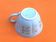 Cup / saucer for lunch hand-painted floral decoration france stamp lc