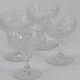 Set of 4 glass glasses