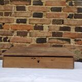 Sandblasted wood chest