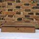 Sandblasted wood chest