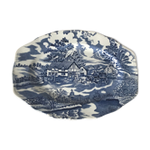 Luneville blue decor oval dish