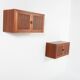 Set of 2 Danish wall cabinets by Johannes Andersen, 1960s