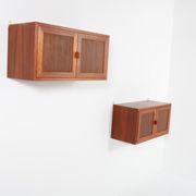 Set of 2 Danish wall cabinets by Johannes Andersen, 1960s