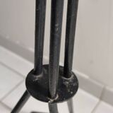 Vintage metal and wood coat rack