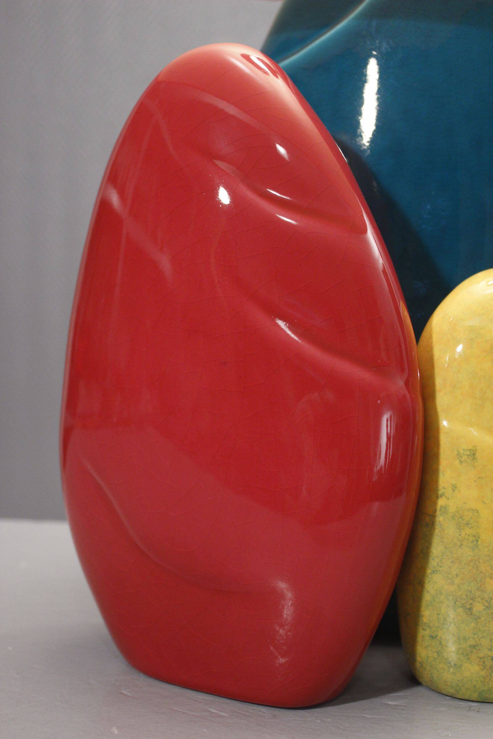 François Chatain Large menhir lamp vintage post-modern design 1990s