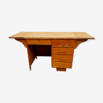 Bureau vintage a 5 tiroirs