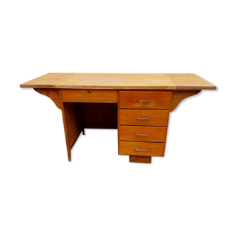 Bureau vintage a 5 tiroirs