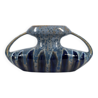 Vintage stoneware vase with handles, Gustave De Bruyn for Fives-Lille, 193