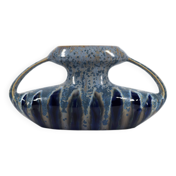 Vintage stoneware vase with handles, Gustave De Bruyn for Fives-Lille, 193