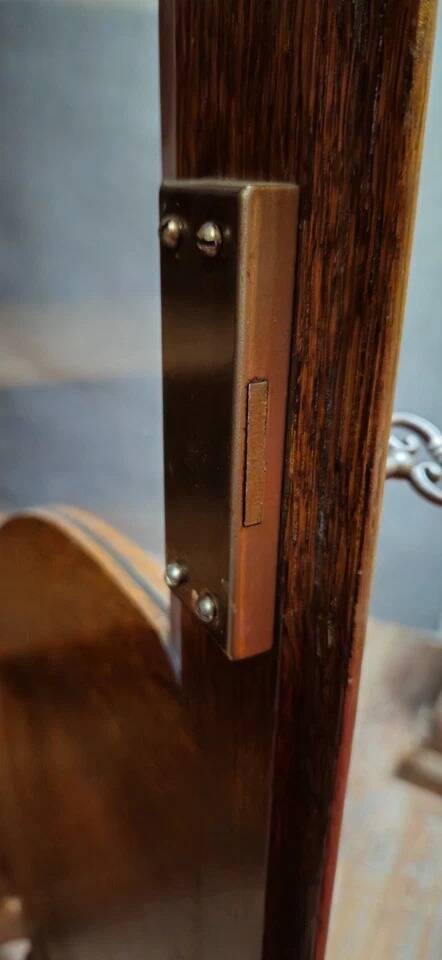 Large Provençal library in Louis XV style made of oak from the 20th century.