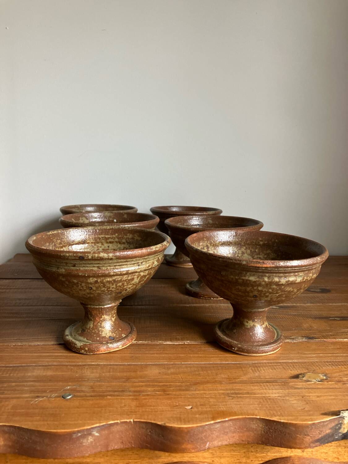 6 stoneware bowls