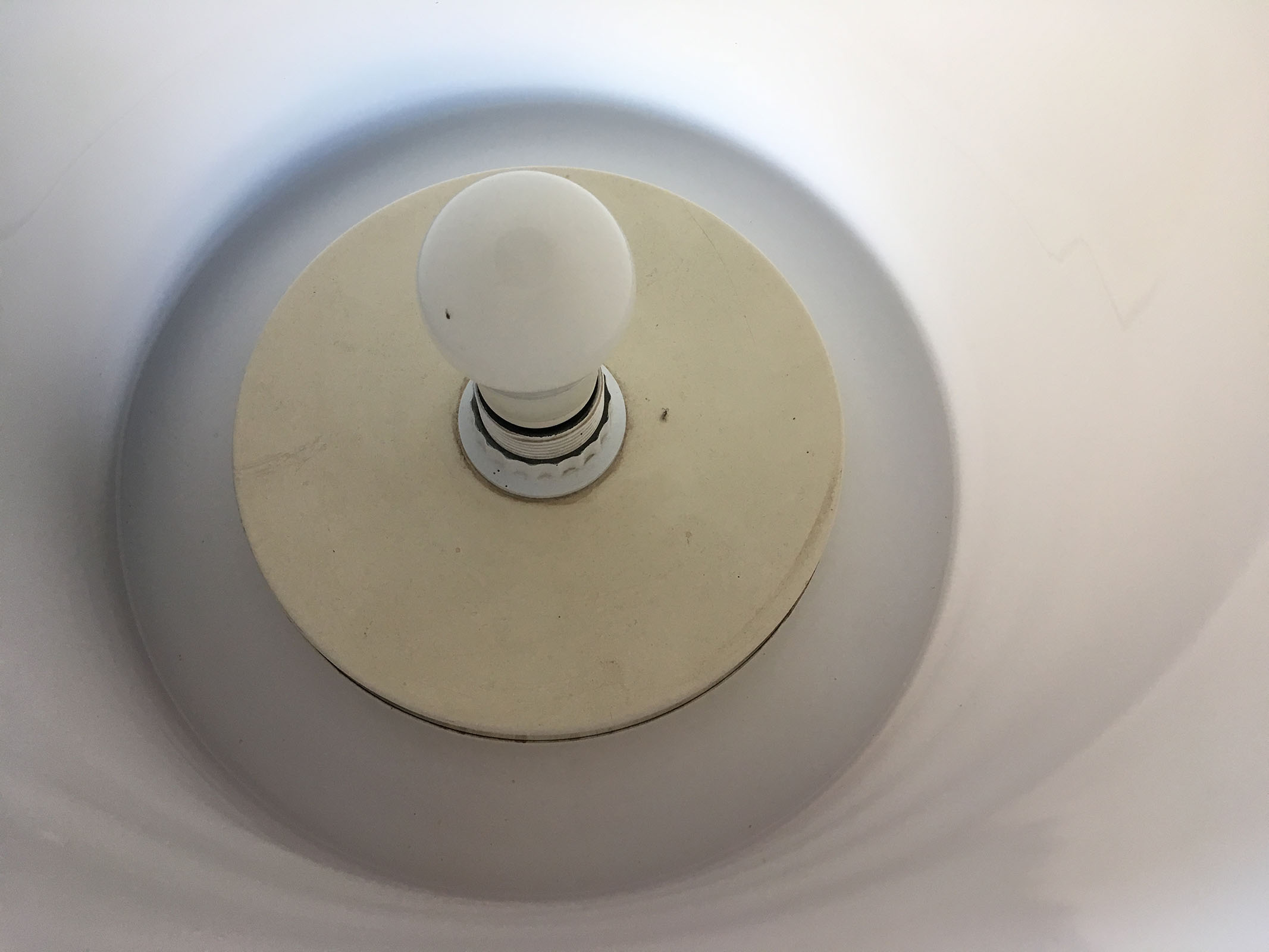 Beautiful and large Vistosi lamp from the 70's vintage italy murano