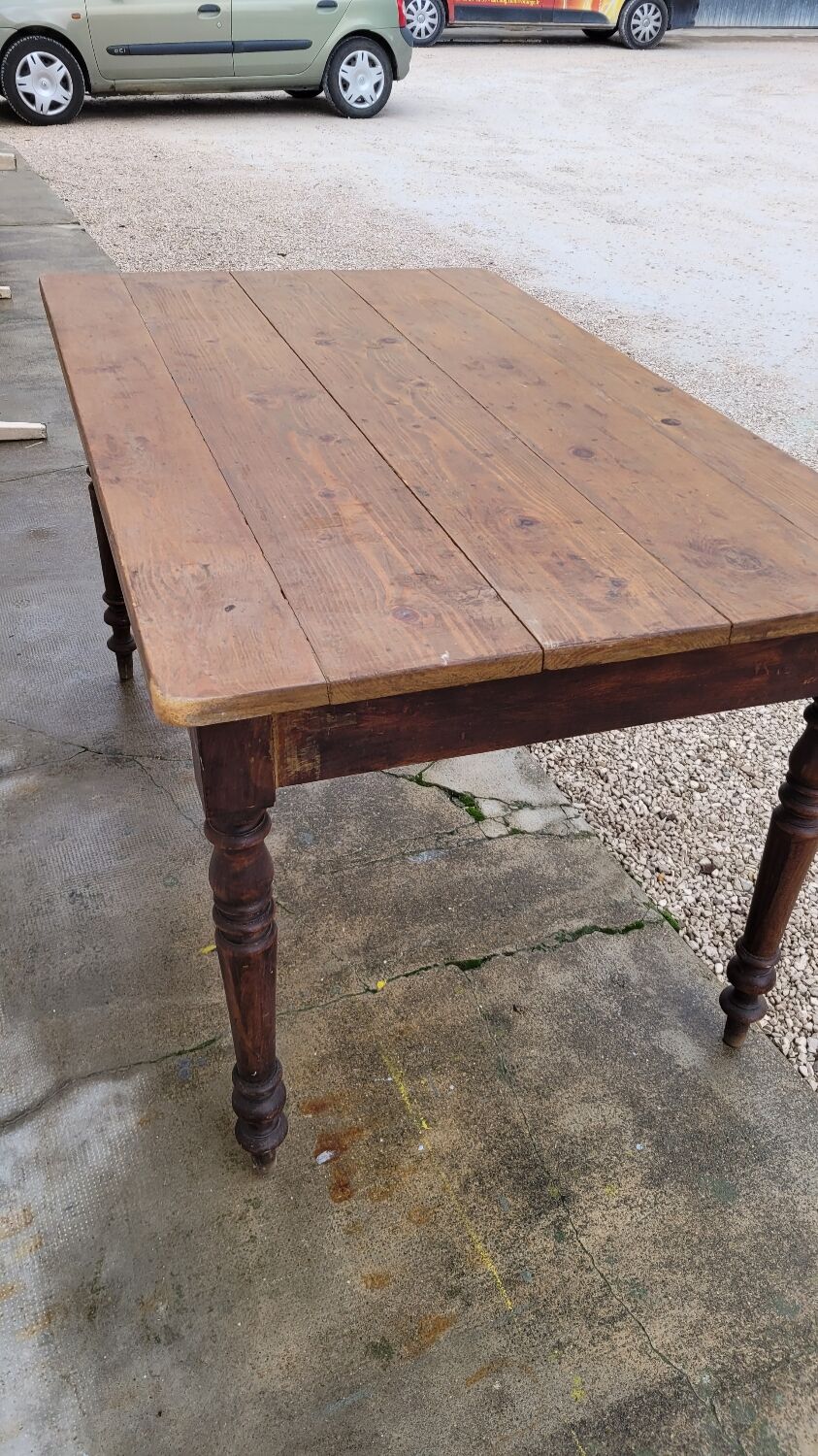 Antique Louis Philippe style farmhouse bistro table