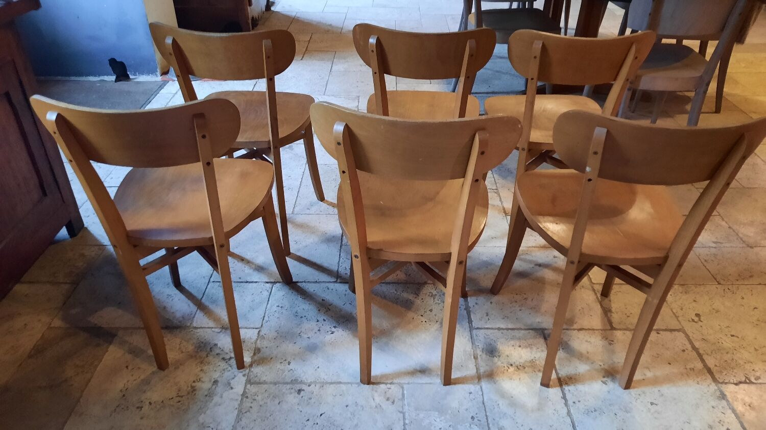6 bistro chairs