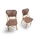 2 x Yamakawa CD-672 chair by Yuzuru Yamakawa / Yamakawa Rattan