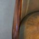 Leather and wooden Empire style side/desk chair from the early 20th century