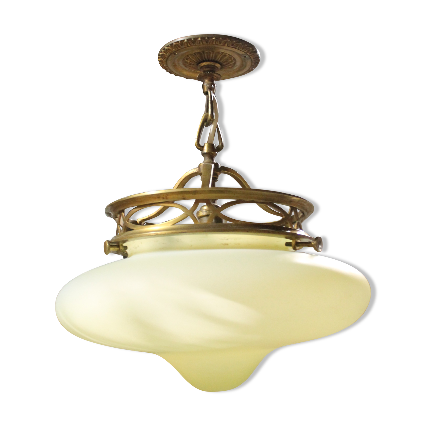 Art Nouveau hanging lamp