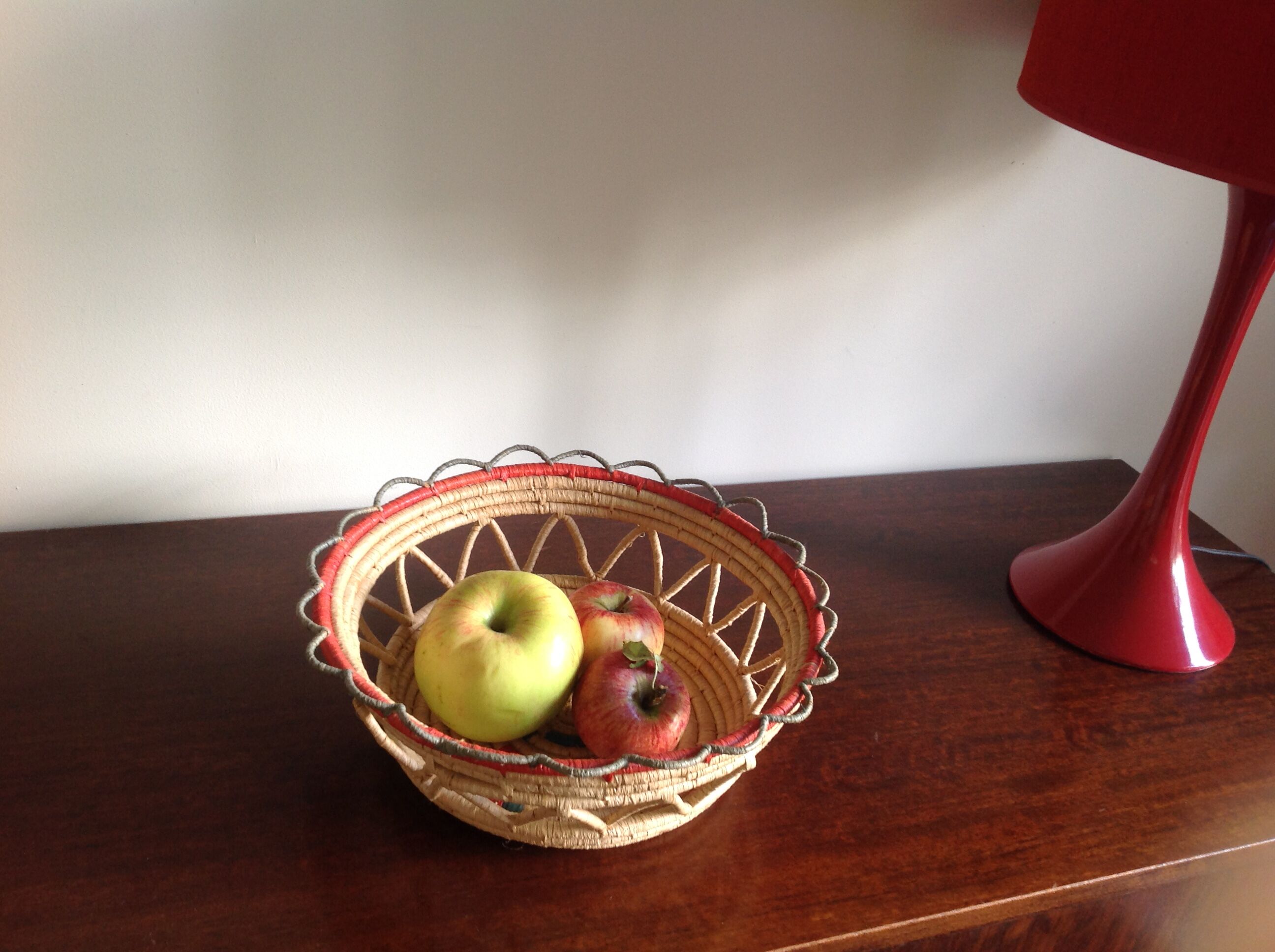 Handcrafted braided basket