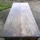 Table de ferme ancienne à panneaux dit table à gibier.