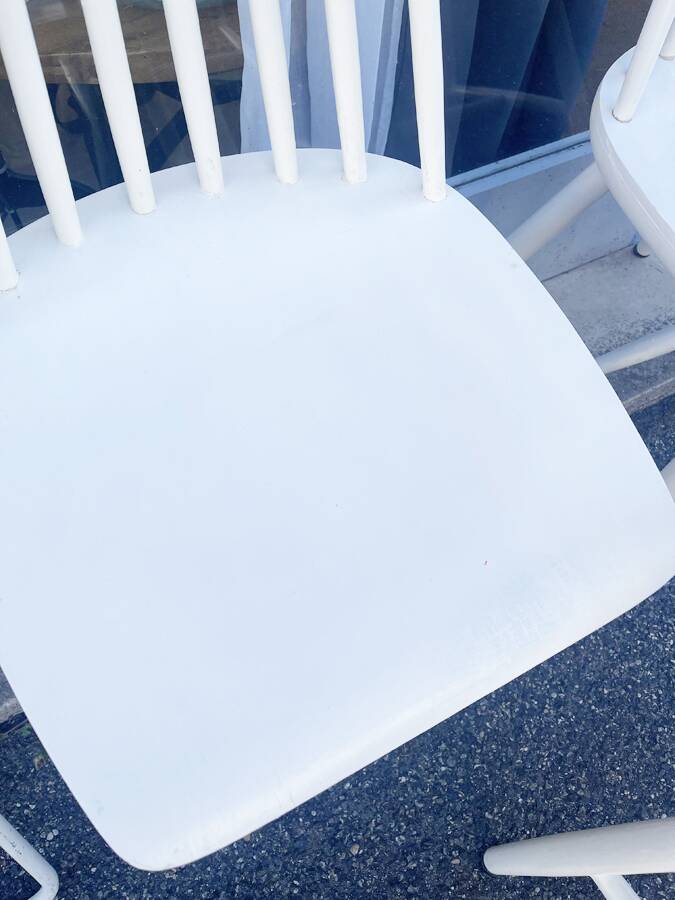 3 IKEA slatted chairs, 1960