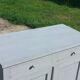 Parisian sideboard in oak and walnut 2 doors 2 drawers from the 20s
