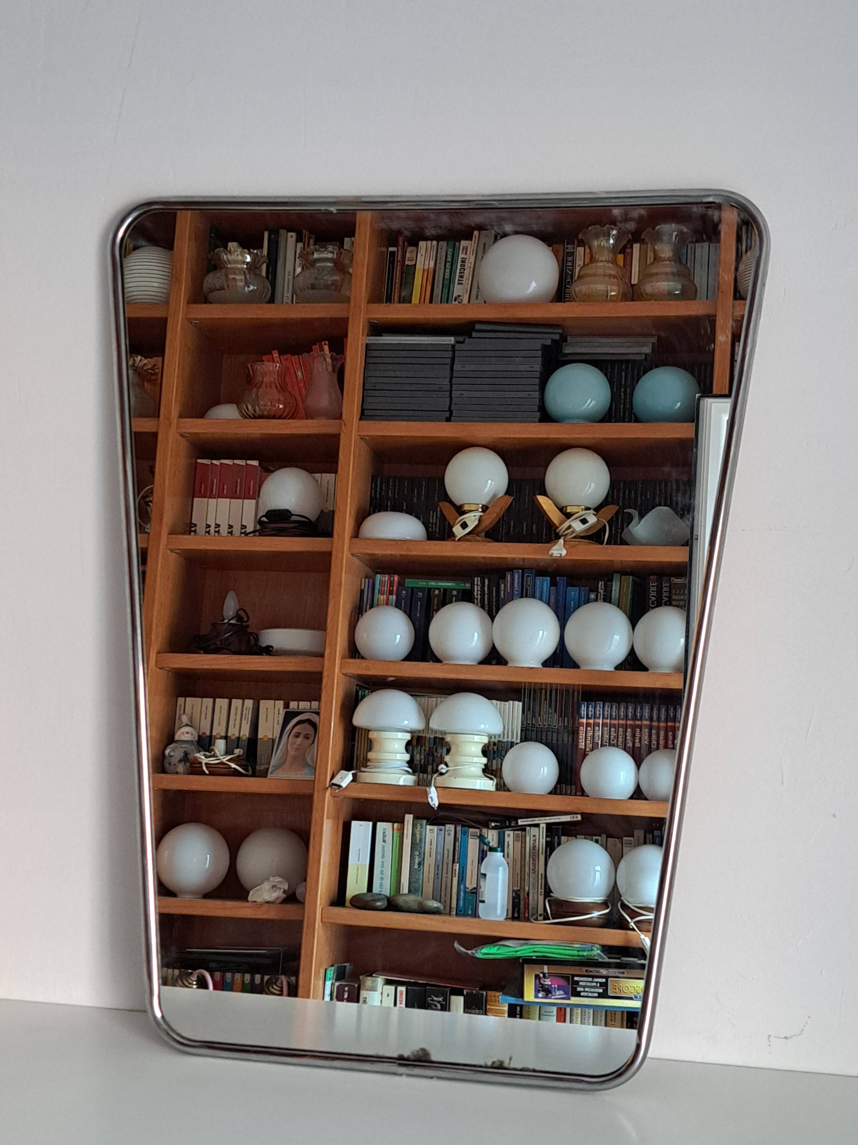 Vintage asymmetrical mirror