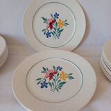 Digoin and Sarreguemines Fabiola plates