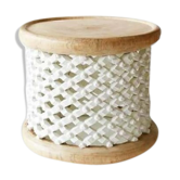 Natural white and brown wooden stool or bamileke stool or coffee table