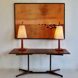 A large wooden desk. Italy 70s