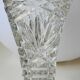 Art Deco Boho pair of vases, Bohemian crystal. Stylish and refined.