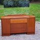Coiffeuse commode vintage des années 60 en acajou