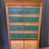 Cartonnier de notaire Art Déco en chêne