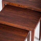 Nest Tables by Severin Hansen for Haslev Møbelsnedkeri, Denmark, 1960s, Set of 3