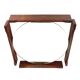 Mid-century teak table / wall mirror / vanity, Italy 1960s