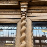 Oak apothecary cabinet, 19th century.