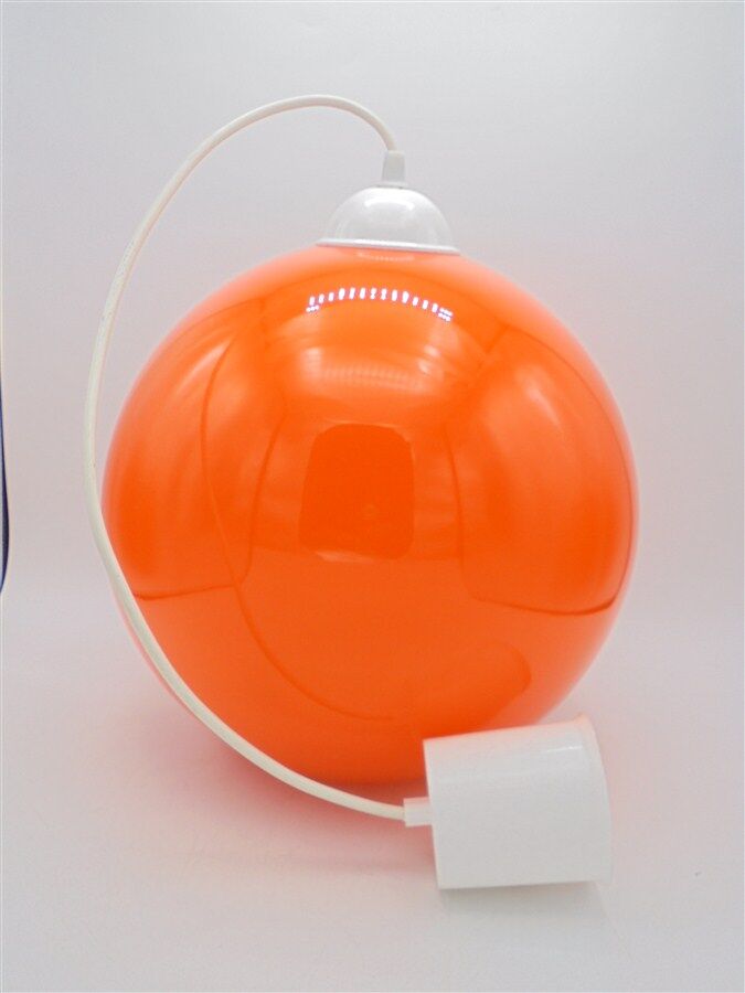 Orange hanging lamp