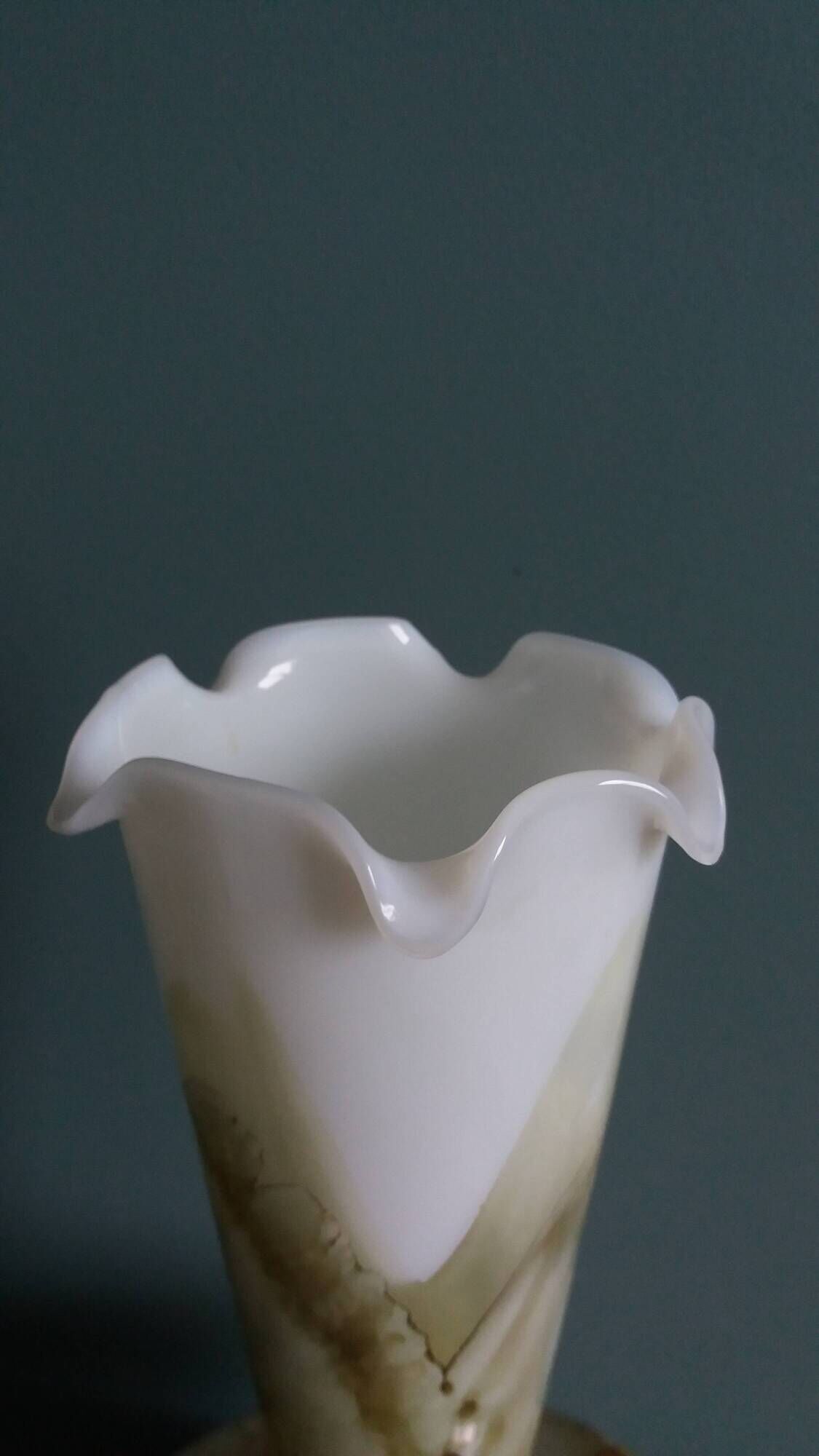 Marbled opaline vase, Stelvia, Empoli, Italy