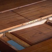 Round Teak Dining Table with Butterfly Extension by Svend Aage Madsen for K. Knudsen, 1960s