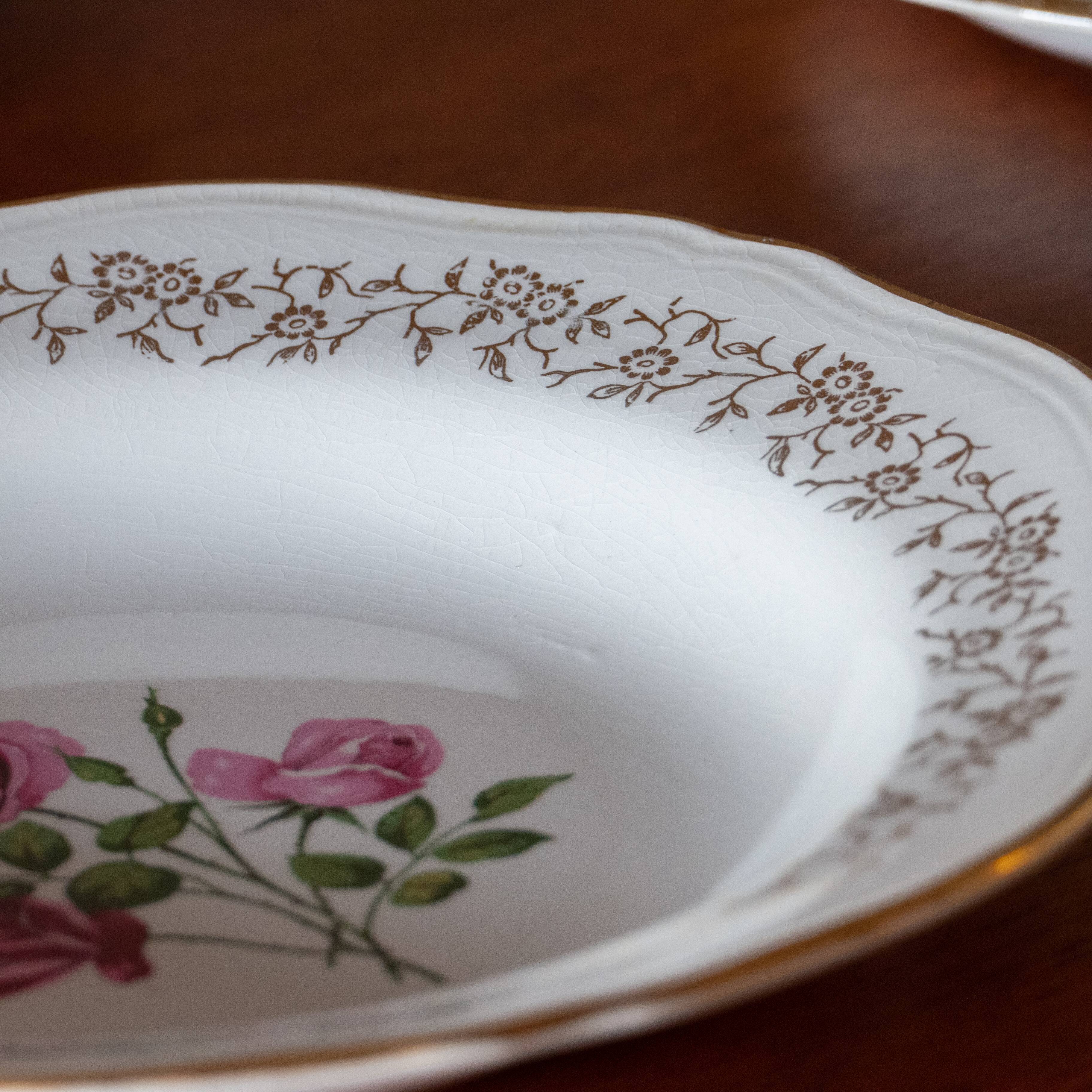 6 old plates L'Amandinoise