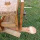 Old solid wood carpenter's workbench