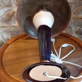 Art deco lamp in bakelite and copper